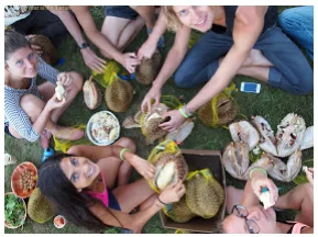 Woodstock Fruit Festival - Photo Essay and CNN Interview with Michael Arnstein 1 year of the durian