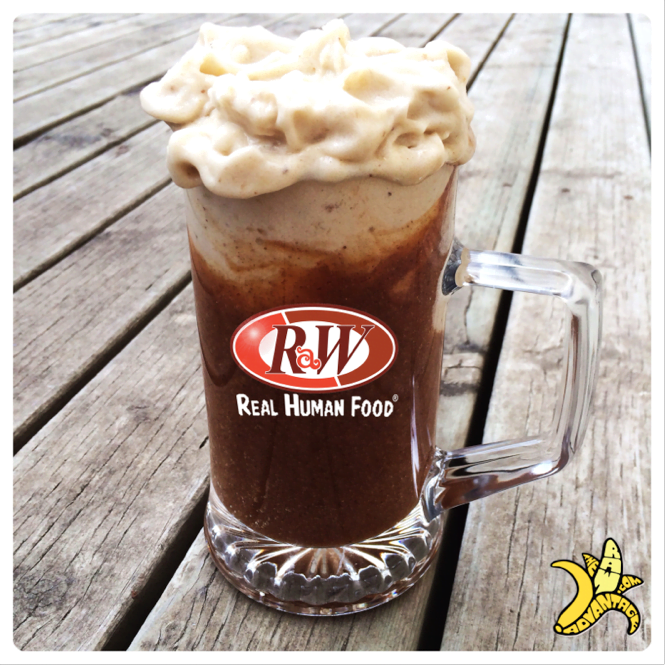 raw icecream float