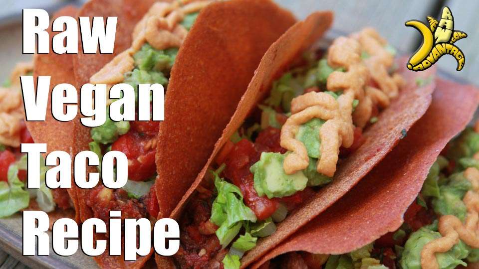 Taco Shell Recipe, Raw Vegan Hard Shell Tacos!