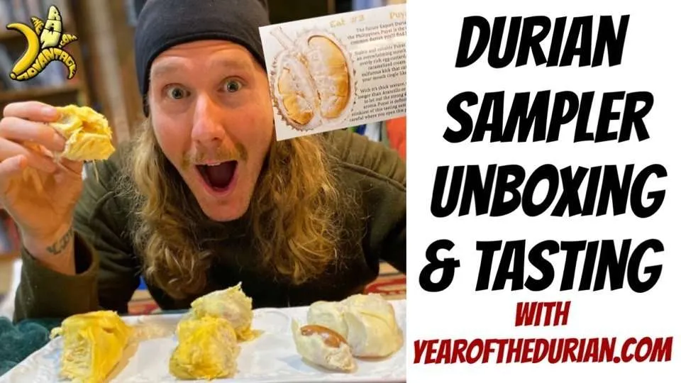 Durian Sampler Unboxing and Tasting