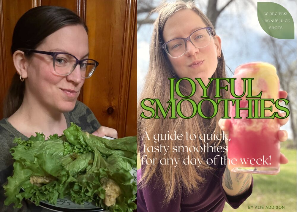 Quick Raw Vegan Smoothies Any Day of the Week with Alie @alieombaba 1 quick raw vegan smoothies