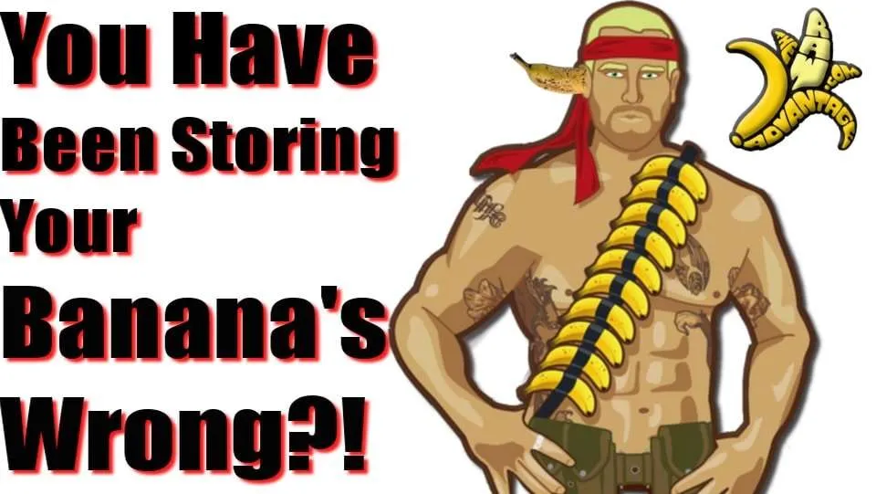 storing your bananas