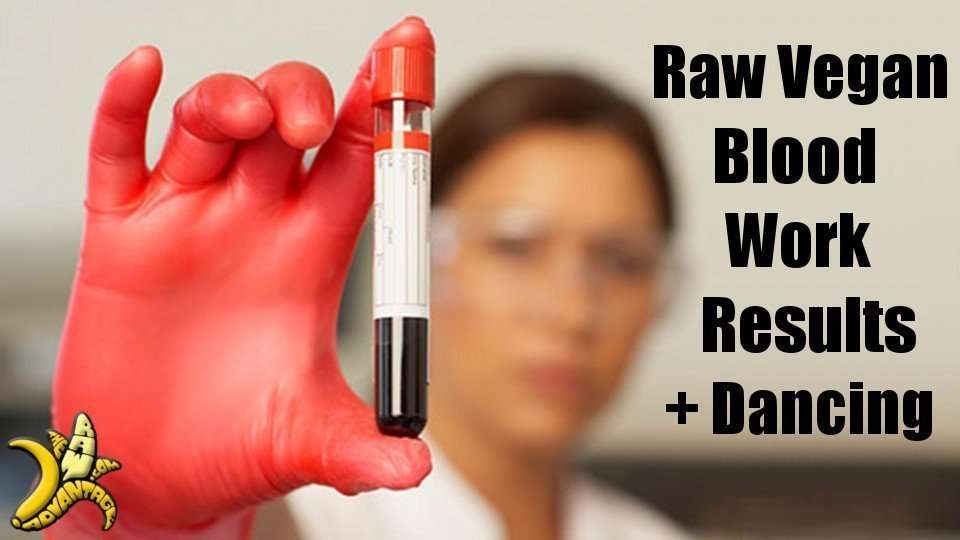 Blood test results raw vegan