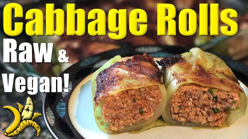Raw Vegan Cabbage Rolls