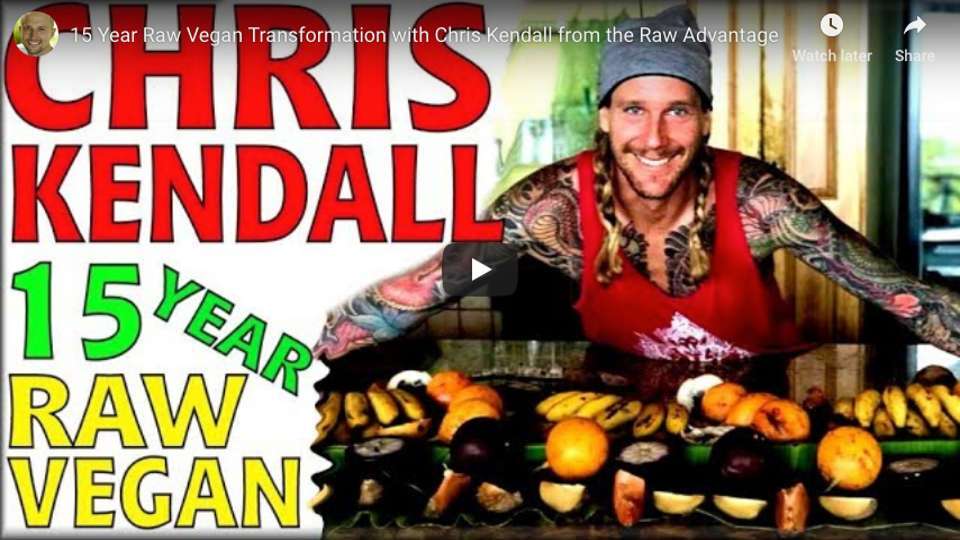 Chris Kendall 15 year raw vegan transformation raw intuition