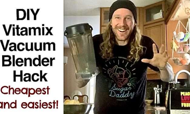 DIY Vitamix Vacuum Blender Hack, Cheapest and Easiest!