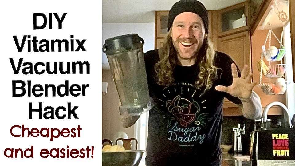 DIY Vitamix Vacuum Blender Hack, Cheapest and Easiest!