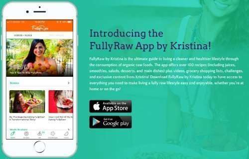 FullyRaw Raw Recipe App by Kristina