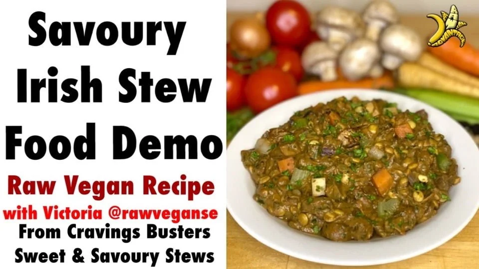 Savoury Irish Stew Raw Vegan Recipe
