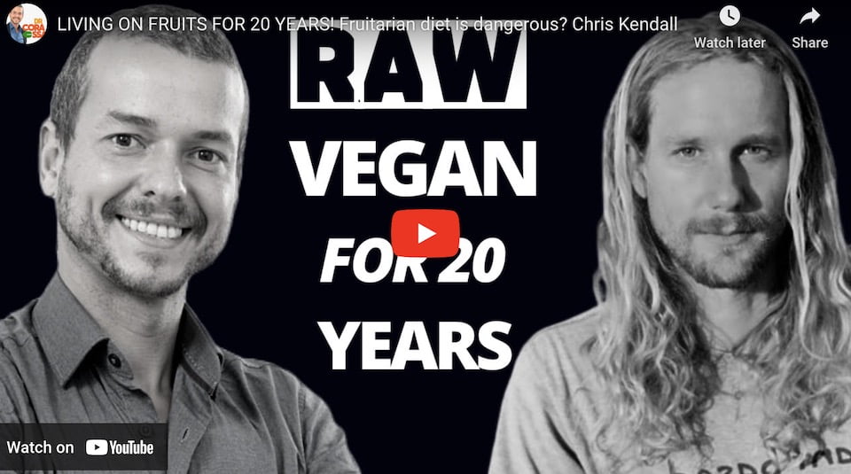 LIVING ON FRUITS FOR 20 YEARS! Fruitarian diet is dangerous? Interviewing Chris Kendall