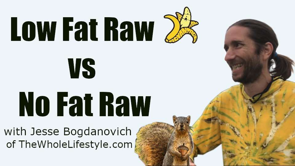 Low fat raw vs no fat raw with jesse bogdanovich
