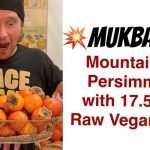 Persimmon MUKBANG – Mountains of Persimmons w 17.5 year Raw Vegan RHN