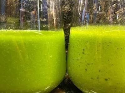 Orange Pina Spinach Smoothies vs