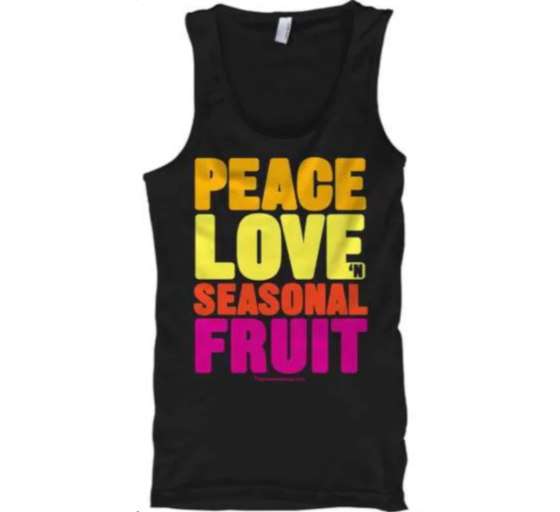 Peace Love n Seasonal Fruit Tank Top