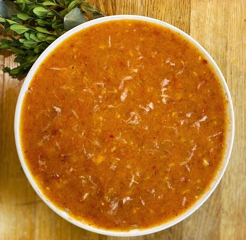 Raw Persimmon Rice Pudding