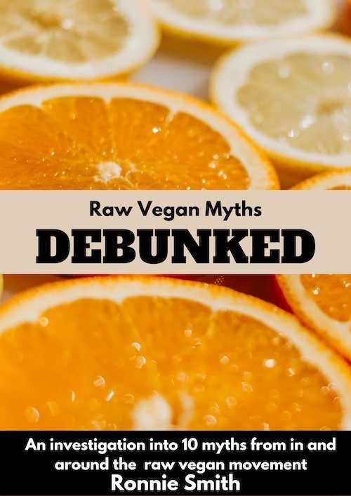 Raw Vegan Myths DEBUNKED by Ronnie Smith Cover