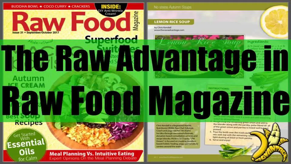 Raw Vegan Lemon Rice Soup Recipe