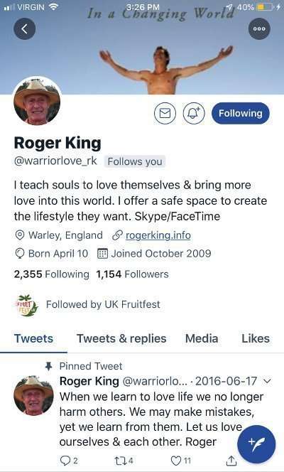 Roger King Twitter