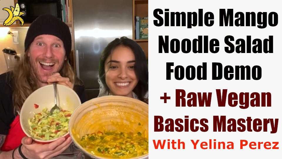 Simple Mango Noodle Salad Food Demo