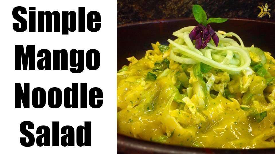 Simple Mango Noodle Salad