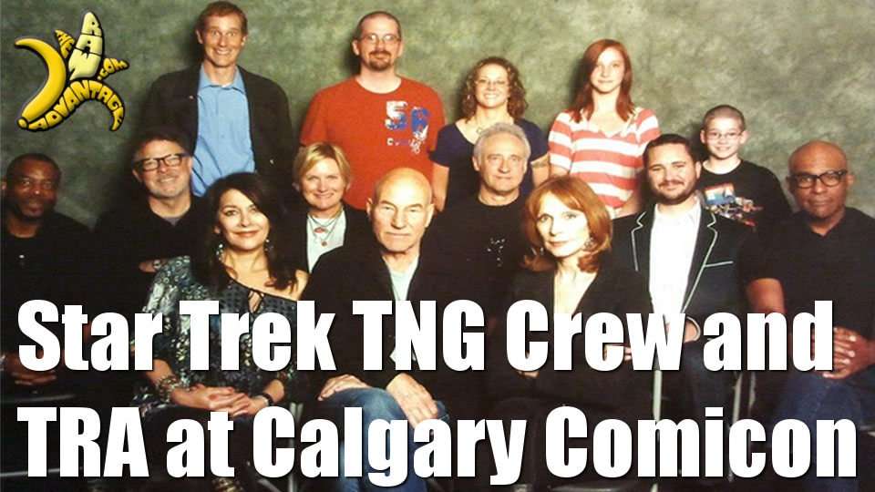 Kendall Bites, Comicon in Calgary, TRA meets Star Trek TNG