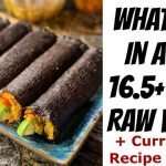 What I Eat in a Day as a 16.5 Year Raw Vegan | Curry Sushi Recipe