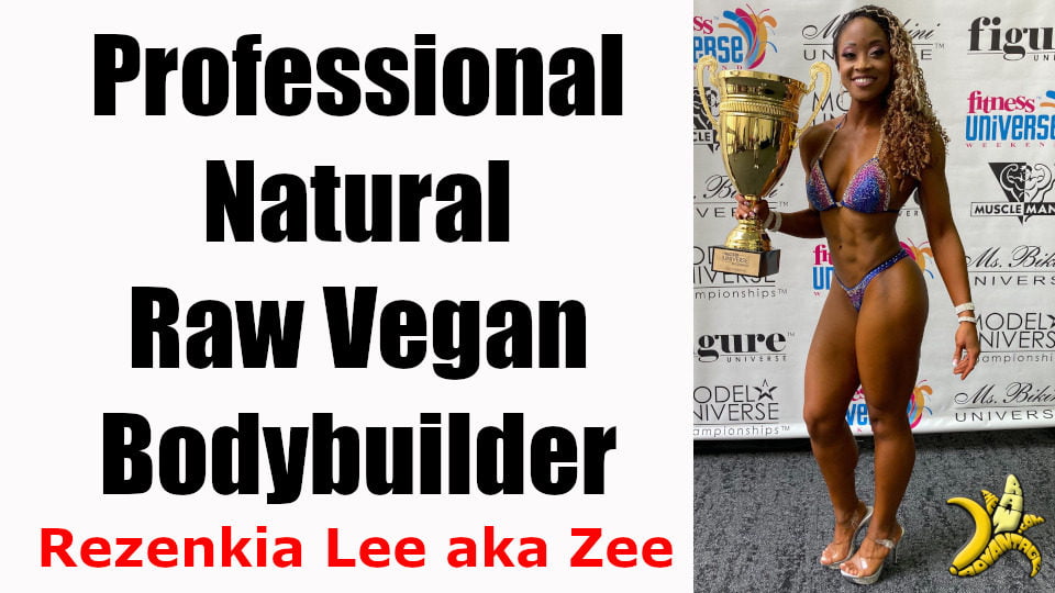 professional natural raw vegan bodybuilder