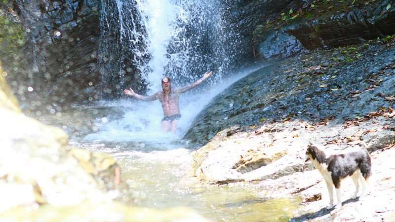 chris waterfall costa rica 1
