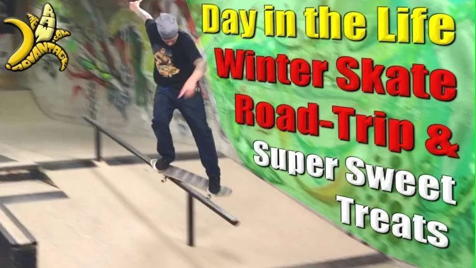 Day In The Life | Winter Skate Road Trip n Super Sweet Treats!