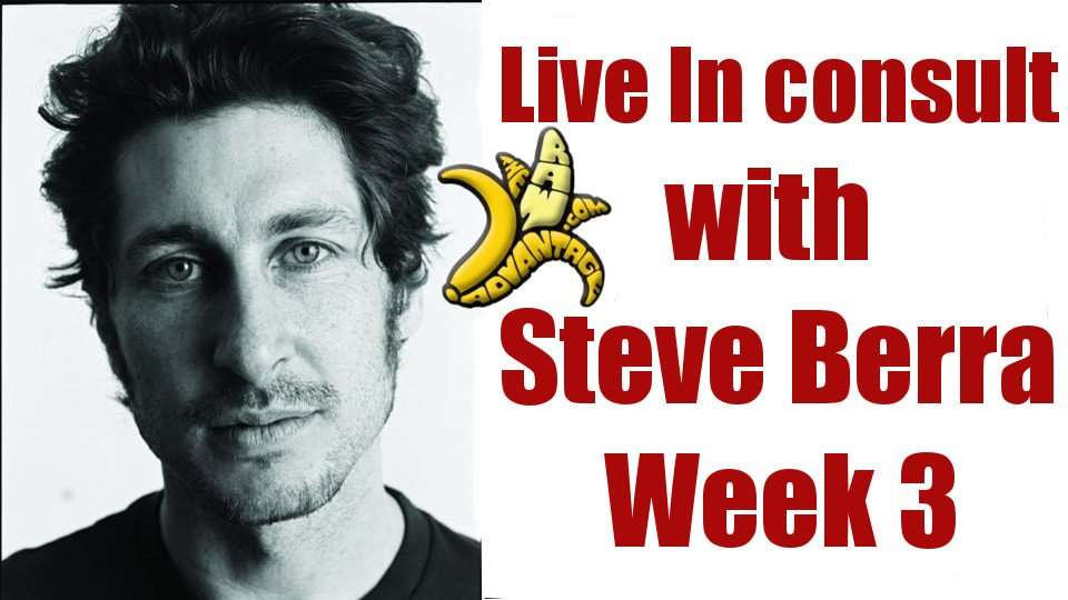 Live in with Steve Berra week 3