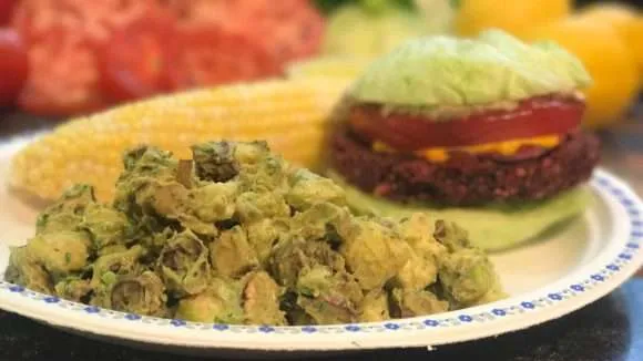 low fat raw vegan potato salad chris kendall the raw advantage 580x326.jpg 1