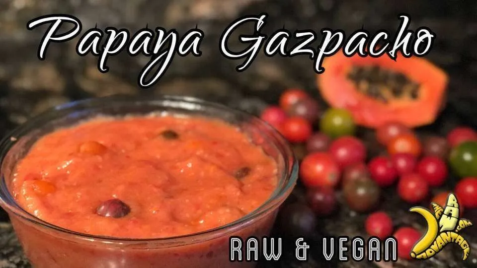 Papaya Gazpacho | Simple Raw Vegan Recipes