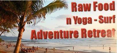 raw food yoga surf adventure retreat