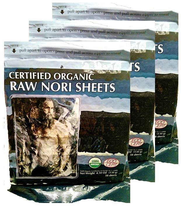 raw nori sheets