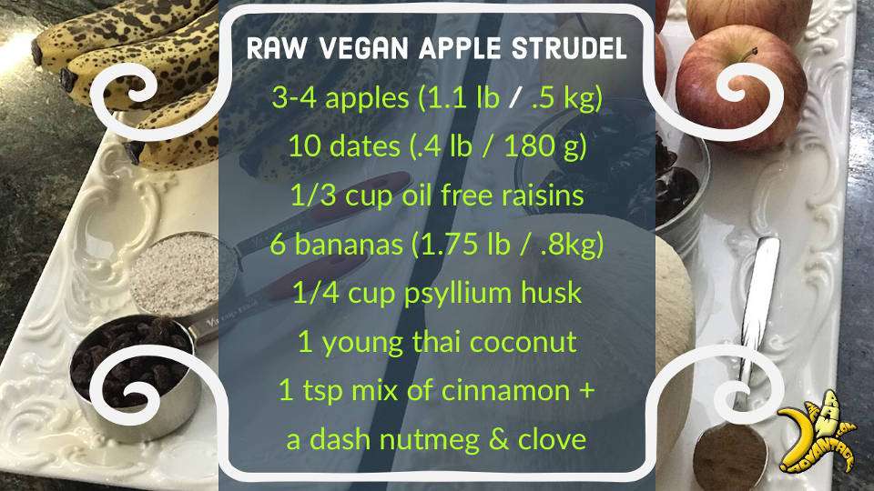 raw vegan apple strudel recipe
