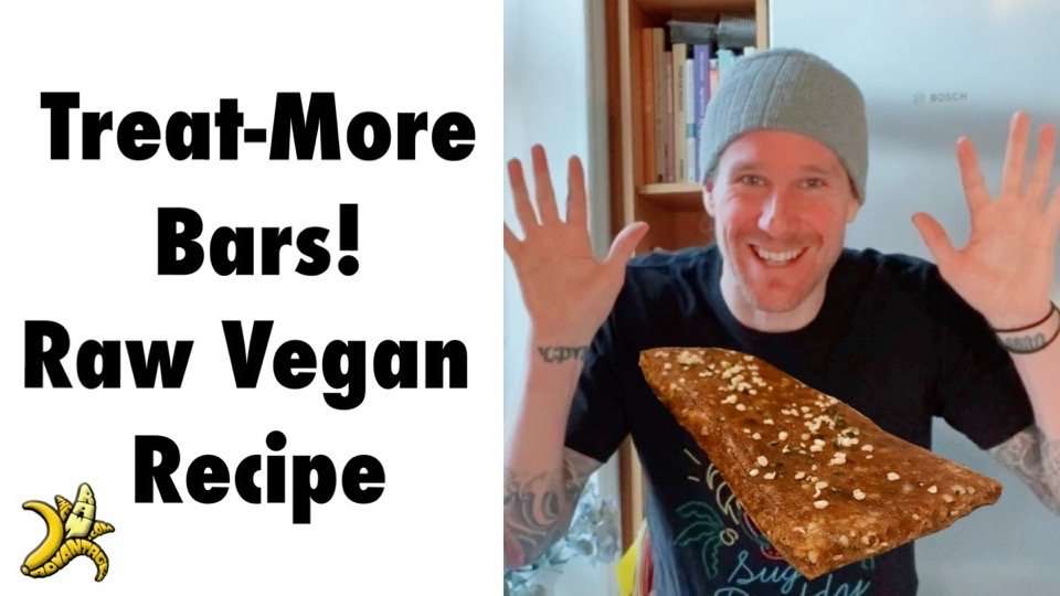 Treat-More Bars, Raw Vegan Recipe!