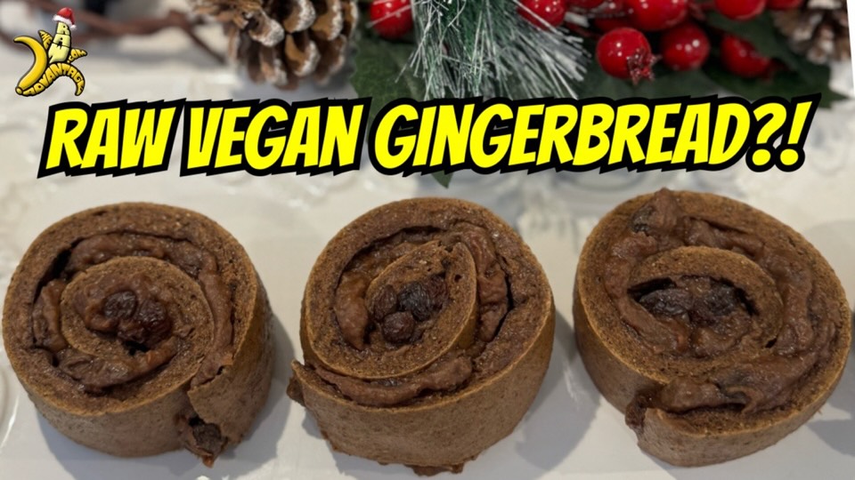 Raw Vegan Gingerbread Cinnamon Rolls Recipe