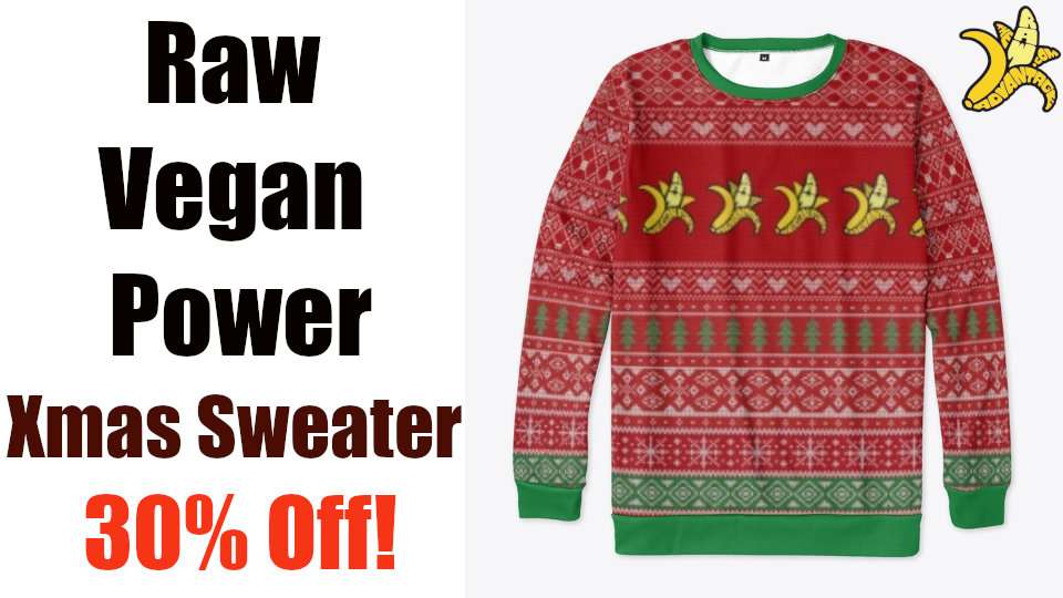 rawvegan power xmas Sweater Sale