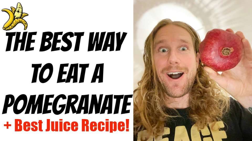 The Best Way to Eat a Pomegranate + Best Juice Recipe!