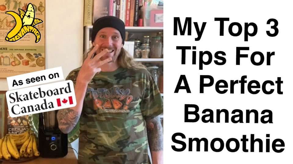 My Top 3 Tips for the Perfect Banana Smoothie!