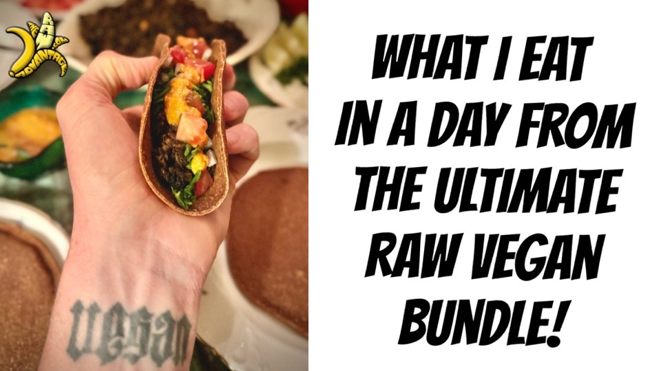 what I eat in a day from the ultimate raw vegan bundle